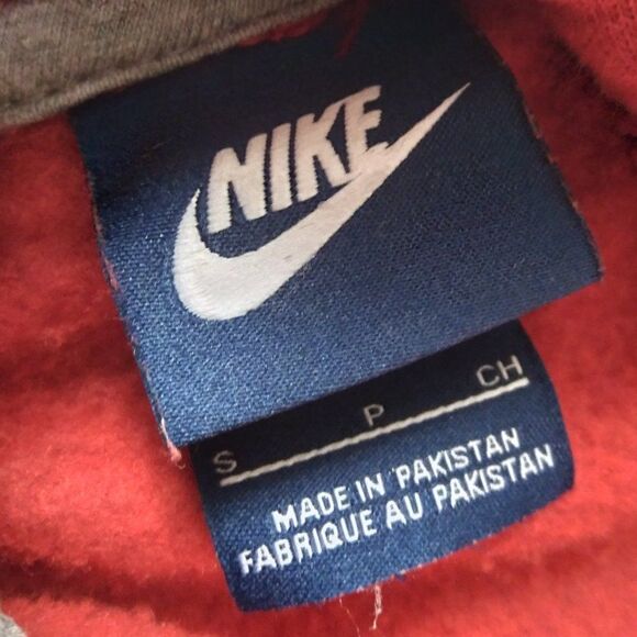 Vintage Nike Small Swoosh Zipper Hoodie Sweatshirt - Picture 6 of 9